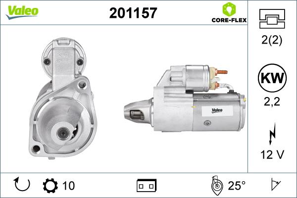 Valeo 201157 - Starteris adetalas.lv