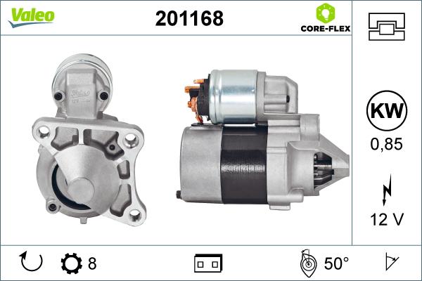 Valeo 201168 - Starteris adetalas.lv