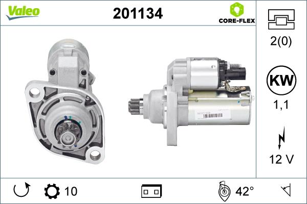 Valeo 201134 - Starteris adetalas.lv