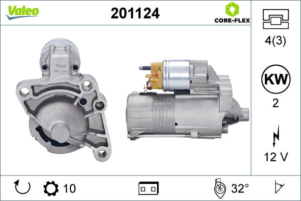 Valeo 201124 - Starteris adetalas.lv