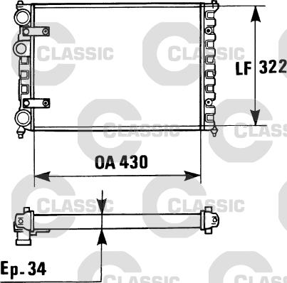 Valeo 230946 - Radiators, Motora dzesēšanas sistēma adetalas.lv