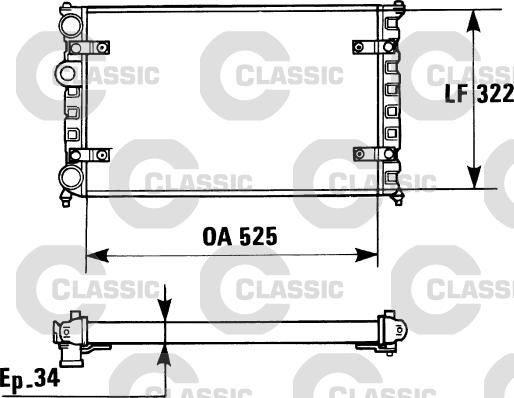 Valeo 230947 - Radiators, Motora dzesēšanas sistēma adetalas.lv