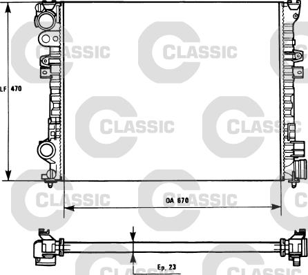 Valeo 231166 - Radiators, Motora dzesēšanas sistēma adetalas.lv