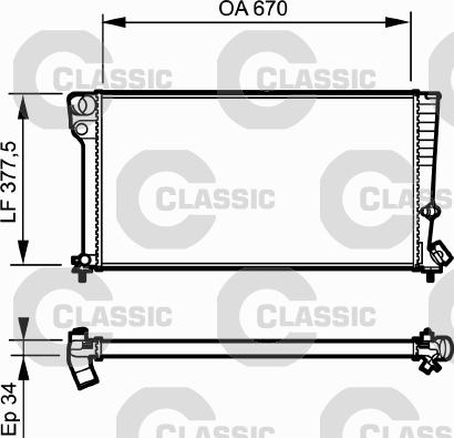 Valeo 231743 - Radiators, Motora dzesēšanas sistēma adetalas.lv