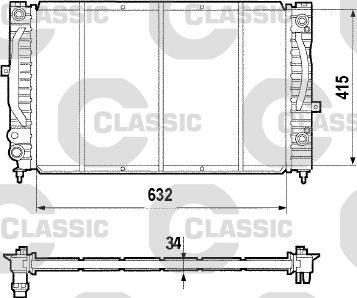 Valeo 231755 - Radiators, Motora dzesēšanas sistēma adetalas.lv