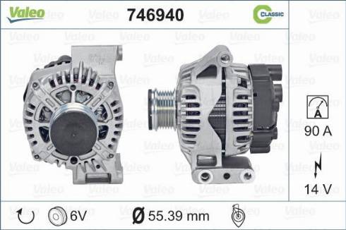 Valeo 746940 - Ģenerators adetalas.lv