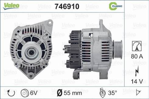 Valeo 746910 - Ģenerators adetalas.lv