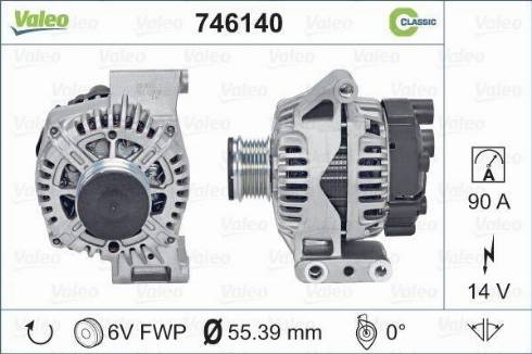 Valeo 746140 - Ģenerators adetalas.lv