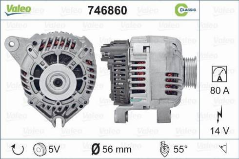 Valeo 746860 - Ģenerators adetalas.lv