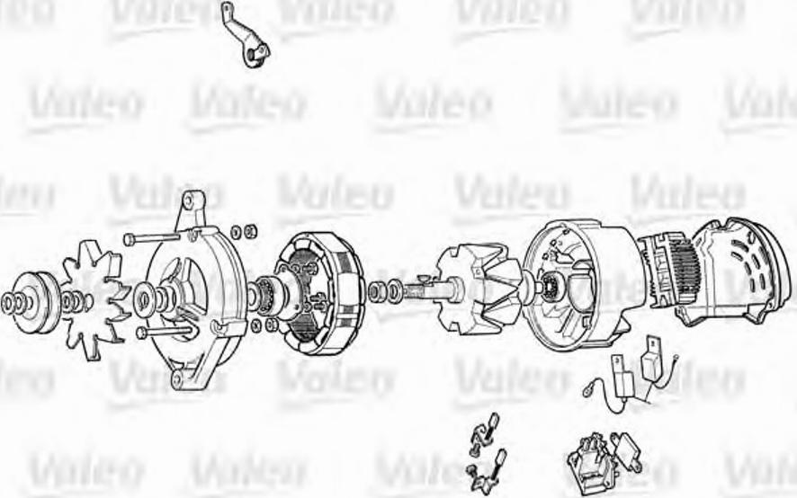 Valeo 7584B - Ģeneratora sprieguma regulators adetalas.lv