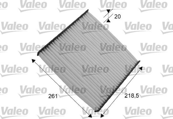 Valeo 715552 - Filtrs, Salona telpas gaiss adetalas.lv