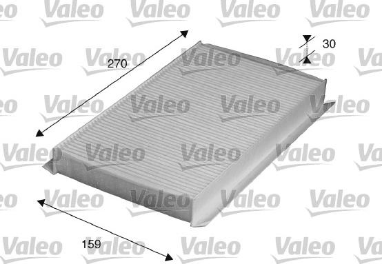 Valeo 715518 - Filtrs, Salona telpas gaiss adetalas.lv