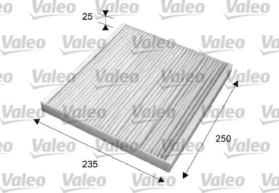 Valeo 715636 - Filtrs, Salona telpas gaiss adetalas.lv