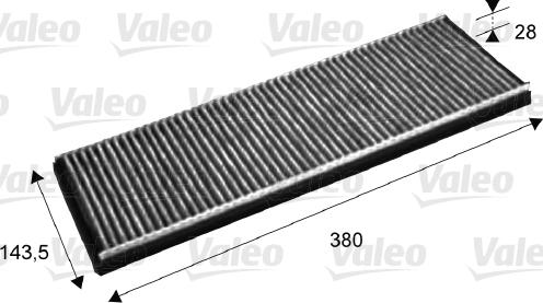 Valeo 715632 - Filtrs, Salona telpas gaiss adetalas.lv