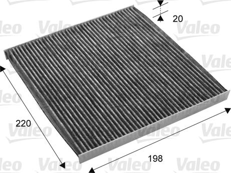 Valeo 715701 - Filtrs, Salona telpas gaiss adetalas.lv