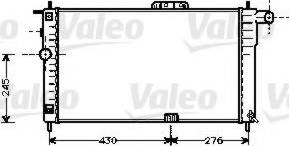 Valeo 734507 - Radiators, Motora dzesēšanas sistēma adetalas.lv