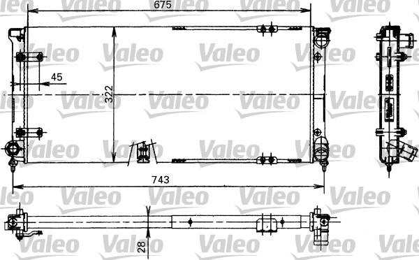 Valeo 730370 - Radiators, Motora dzesēšanas sistēma adetalas.lv