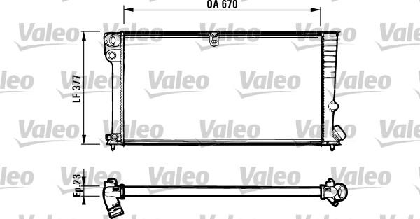 Valeo 731570 - Radiators, Motora dzesēšanas sistēma adetalas.lv