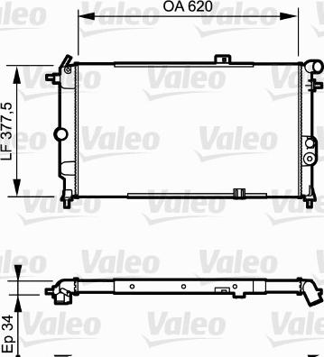 Valeo 731174 - Radiators, Motora dzesēšanas sistēma adetalas.lv