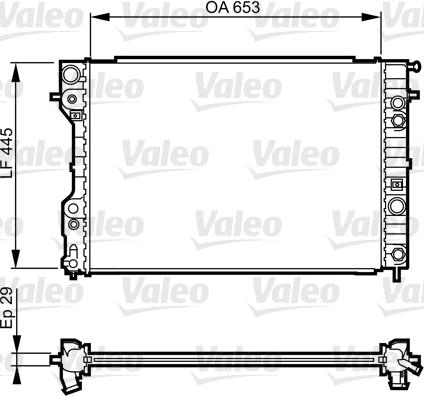 Valeo 731841 - Radiators, Motora dzesēšanas sistēma adetalas.lv