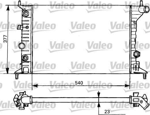 Valeo 731393 - Radiators, Motora dzesēšanas sistēma adetalas.lv