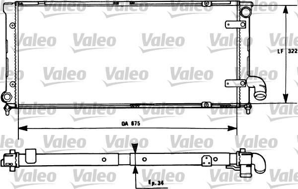 Valeo 731269 - Radiators, Motora dzesēšanas sistēma adetalas.lv