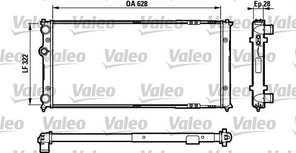 Valeo 731728 - Radiators, Motora dzesēšanas sistēma adetalas.lv