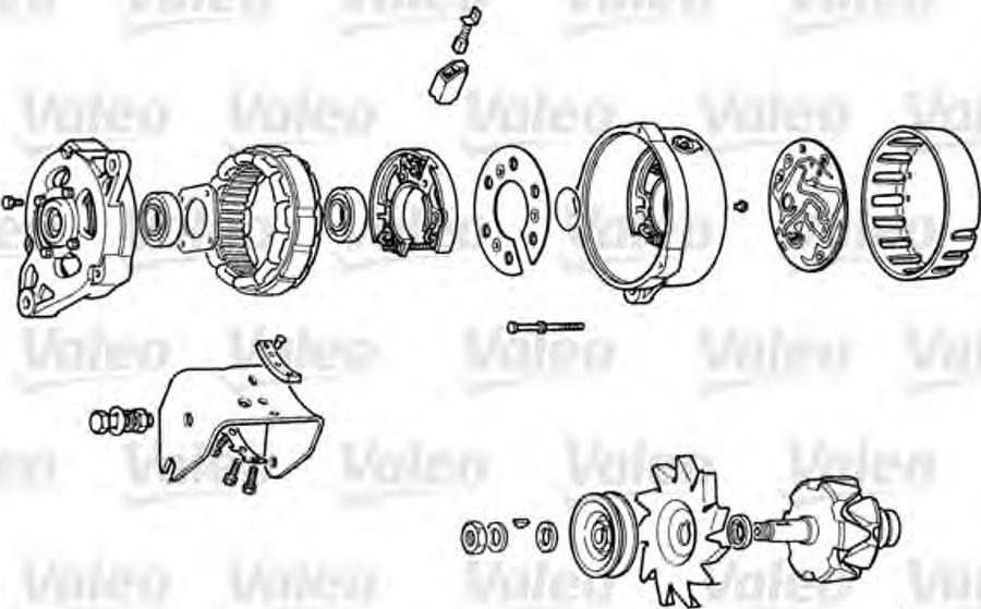 Valeo A13R11L - Gultnis adetalas.lv