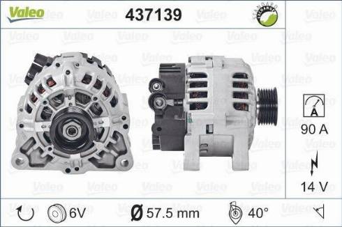 Valeo A13VI204 - Ģenerators adetalas.lv