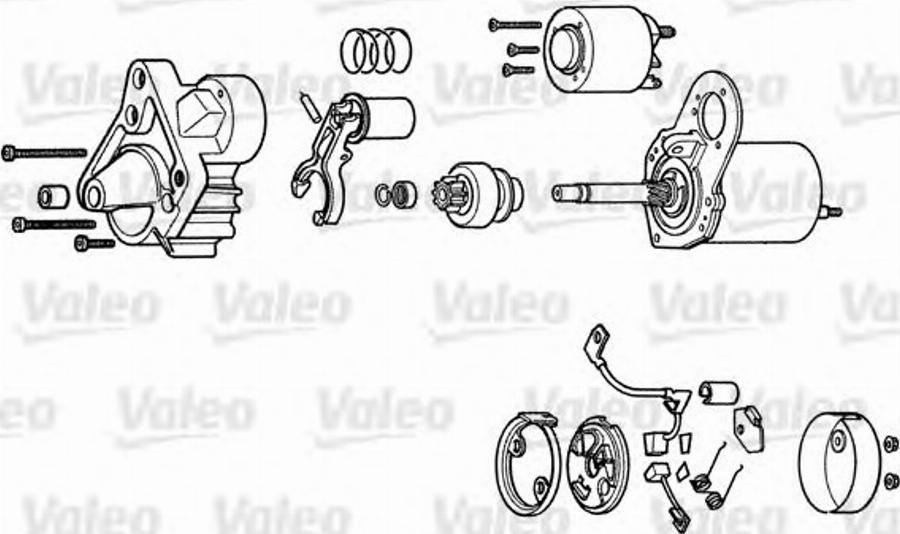 Valeo D6RA49 - Starteris adetalas.lv