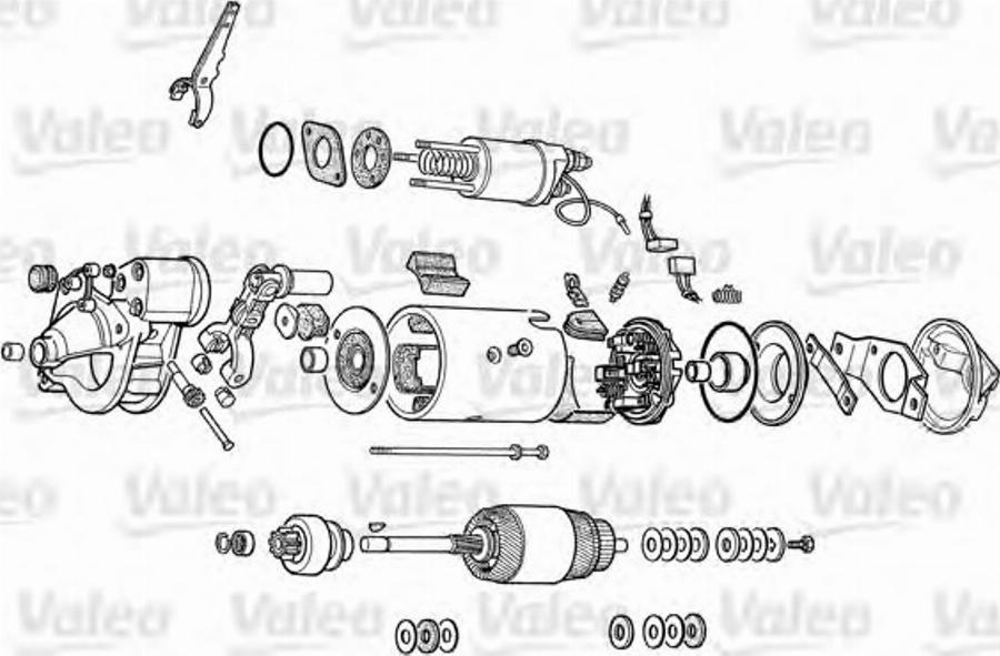 Valeo D10E90 - Starteris adetalas.lv