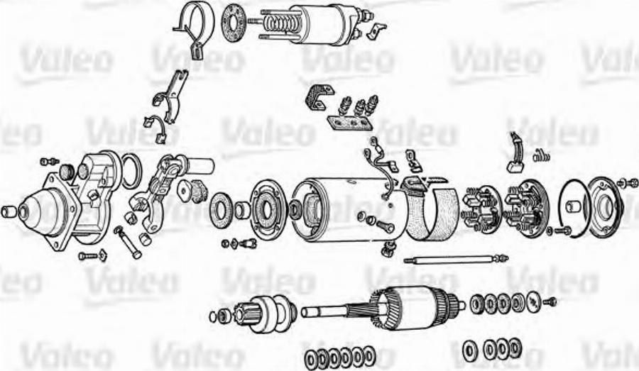 Valeo D11E146 - Starteris adetalas.lv