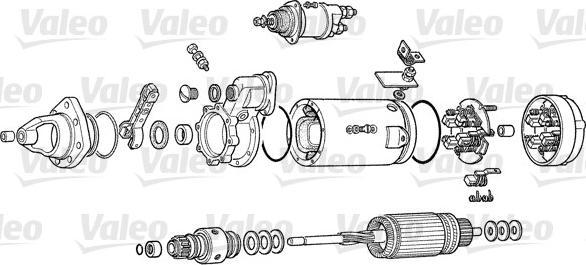 Valeo D13E107TE - Starteris adetalas.lv