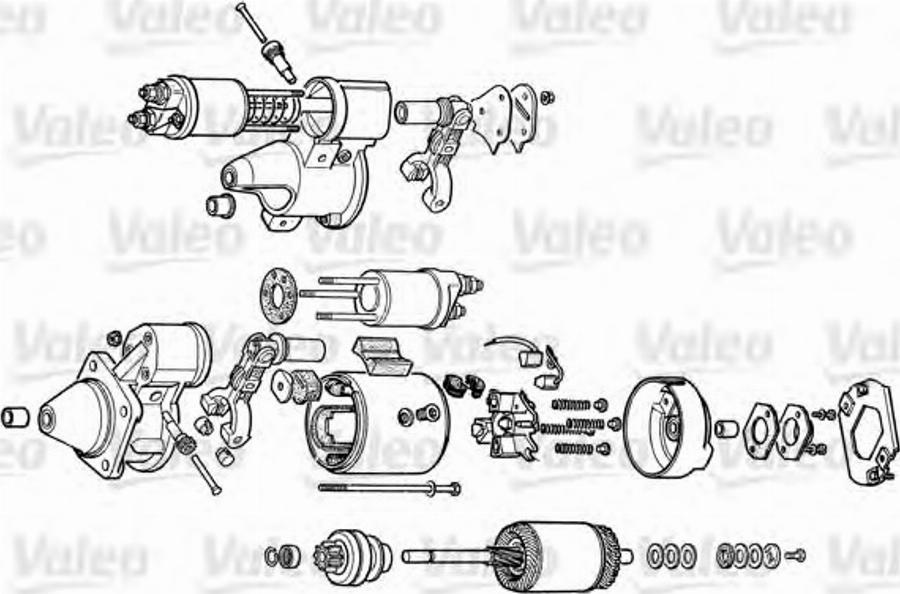 Valeo D8E155 - Starteris adetalas.lv