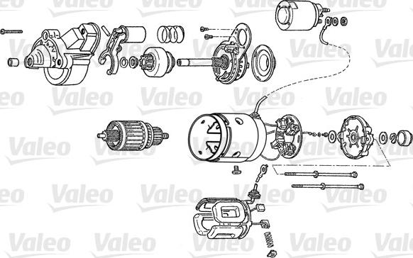 Valeo D8R27 - Starteris adetalas.lv