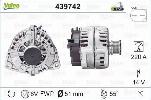 Valeo FG23S039 - Ģenerators adetalas.lv