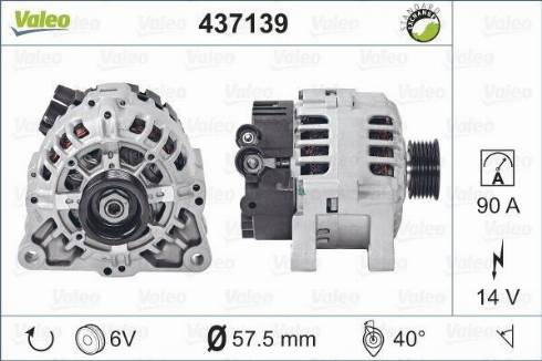 Valeo SG10B021 - Ģenerators adetalas.lv