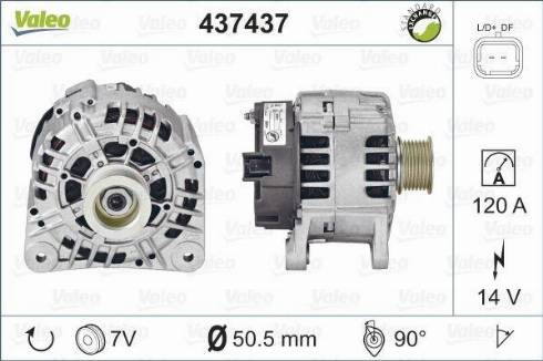 Valeo SG12B109 - Ģenerators adetalas.lv