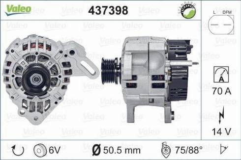 Valeo SG8B017 - Ģenerators adetalas.lv