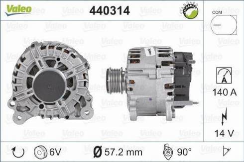 Valeo TG14C031 - Ģenerators adetalas.lv