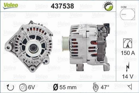 Valeo TG15C093 - Ģenerators adetalas.lv