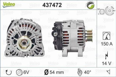 Valeo TG15C156 - Ģenerators adetalas.lv