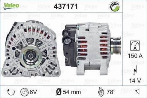 Valeo TG15C115 - Ģenerators adetalas.lv