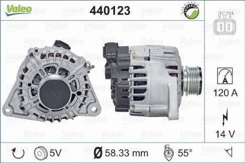 Valeo TG12C033 - Ģenerators adetalas.lv