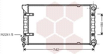 Van Wezel 49002009 - Radiators, Motora dzesēšanas sistēma adetalas.lv