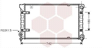 Van Wezel 49002019 - Radiators, Motora dzesēšanas sistēma adetalas.lv