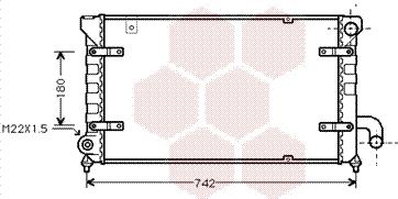 Van Wezel 49002028 - Radiators, Motora dzesēšanas sistēma adetalas.lv