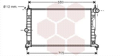 Van Wezel 47002055 - Radiators, Motora dzesēšanas sistēma adetalas.lv