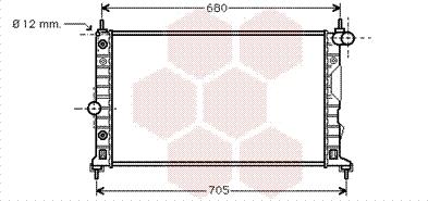 Van Wezel 47002037 - Radiators, Motora dzesēšanas sistēma adetalas.lv