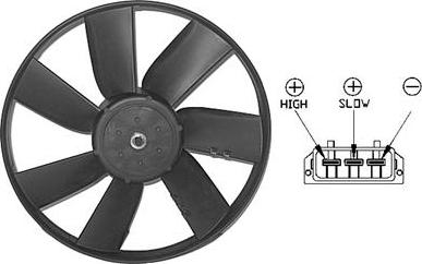 Van Wezel 5880744 - Ventilators, Motora dzesēšanas sistēma adetalas.lv